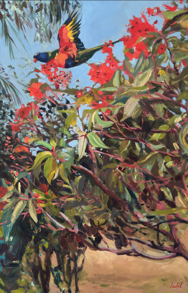 Colours of summer, oil on canvas, 77x51cm, 2026