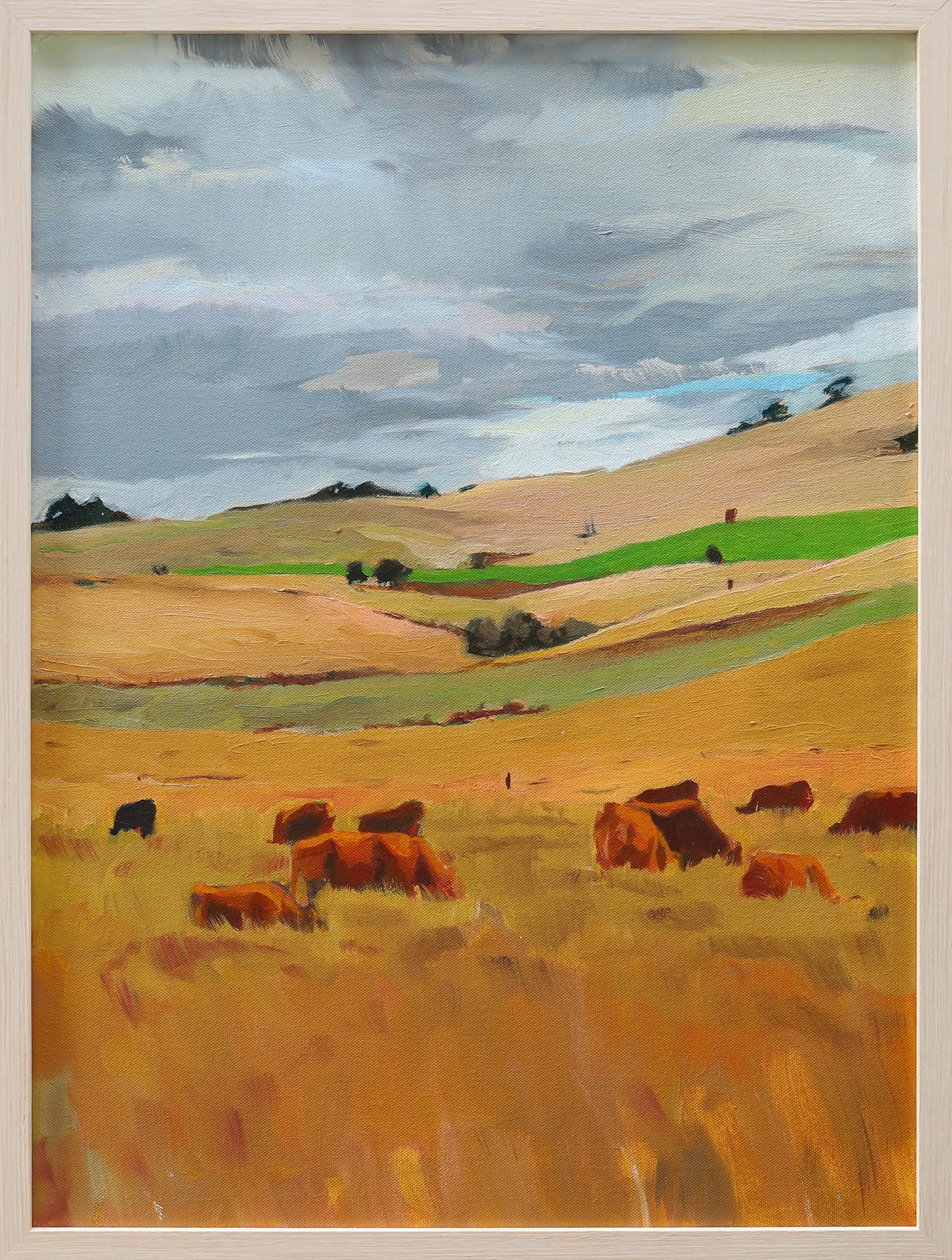 Grazers, oil on canvas, 60x45 cm, 2025