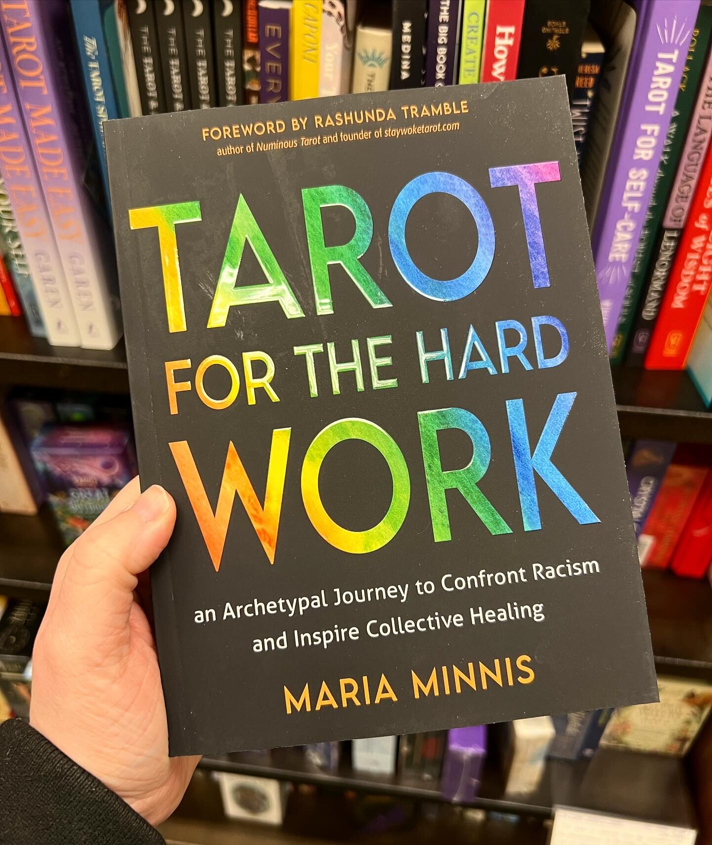 Some surprising finds at @barnesandnoble 📚 Bookstores were my first introduction to Tarot. It was fun to see how much they&rsquo;ve expanded with the latest increase of interest in divination for self-transformation.