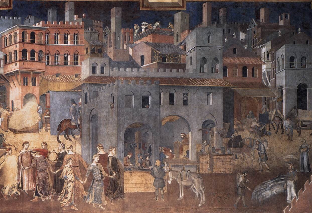 Ambrogio_Lorenzetti_-_Effects_of_Good_Government_on_the_City_Life_detail_-_WGA13491.jpg