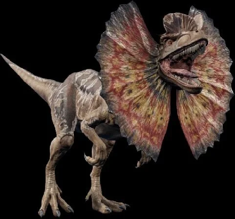 Starfinder: Dilophosaurus, augmented