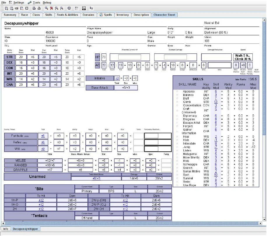 Digital Dice: Character Generators