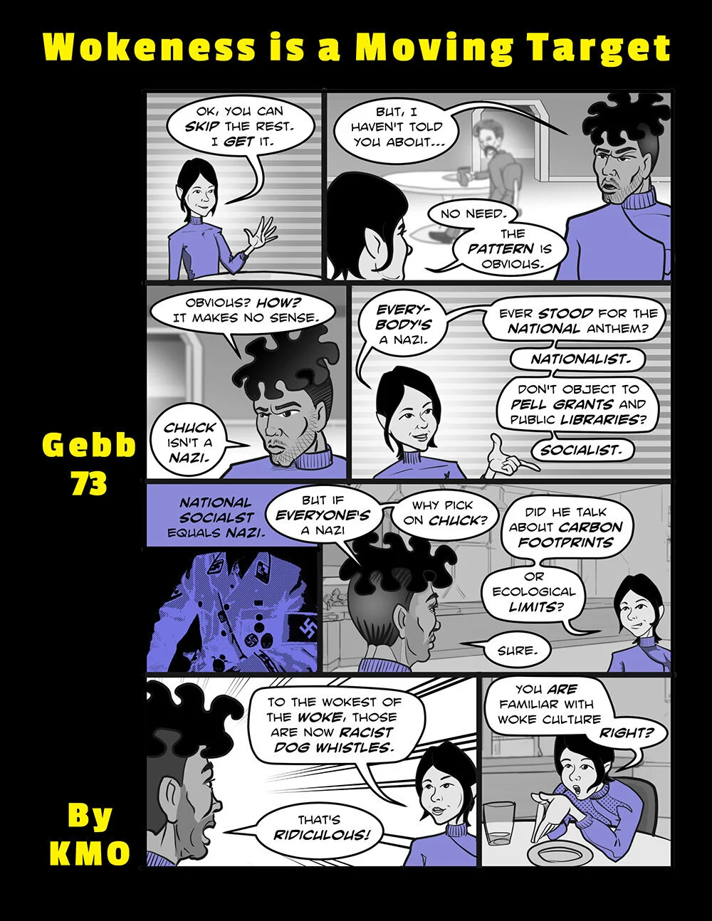 'Gebb 73 – Wokeness is a Moving Target'