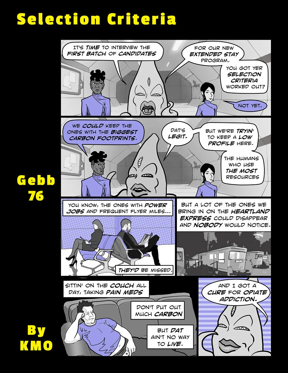 'Gebb 76 – Selection Criteria'