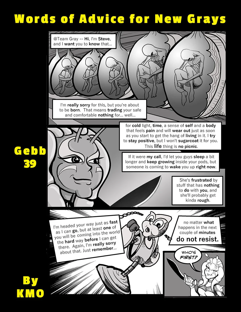 'Gebb 39 – Words of Advice for New Grays'