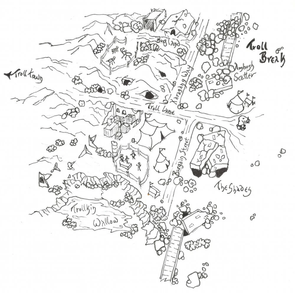 Runequest Thursday #205 - Troll Break Market Map and Legend!