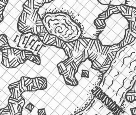 New Dungeon Map: Cavern of the Charnel Cult