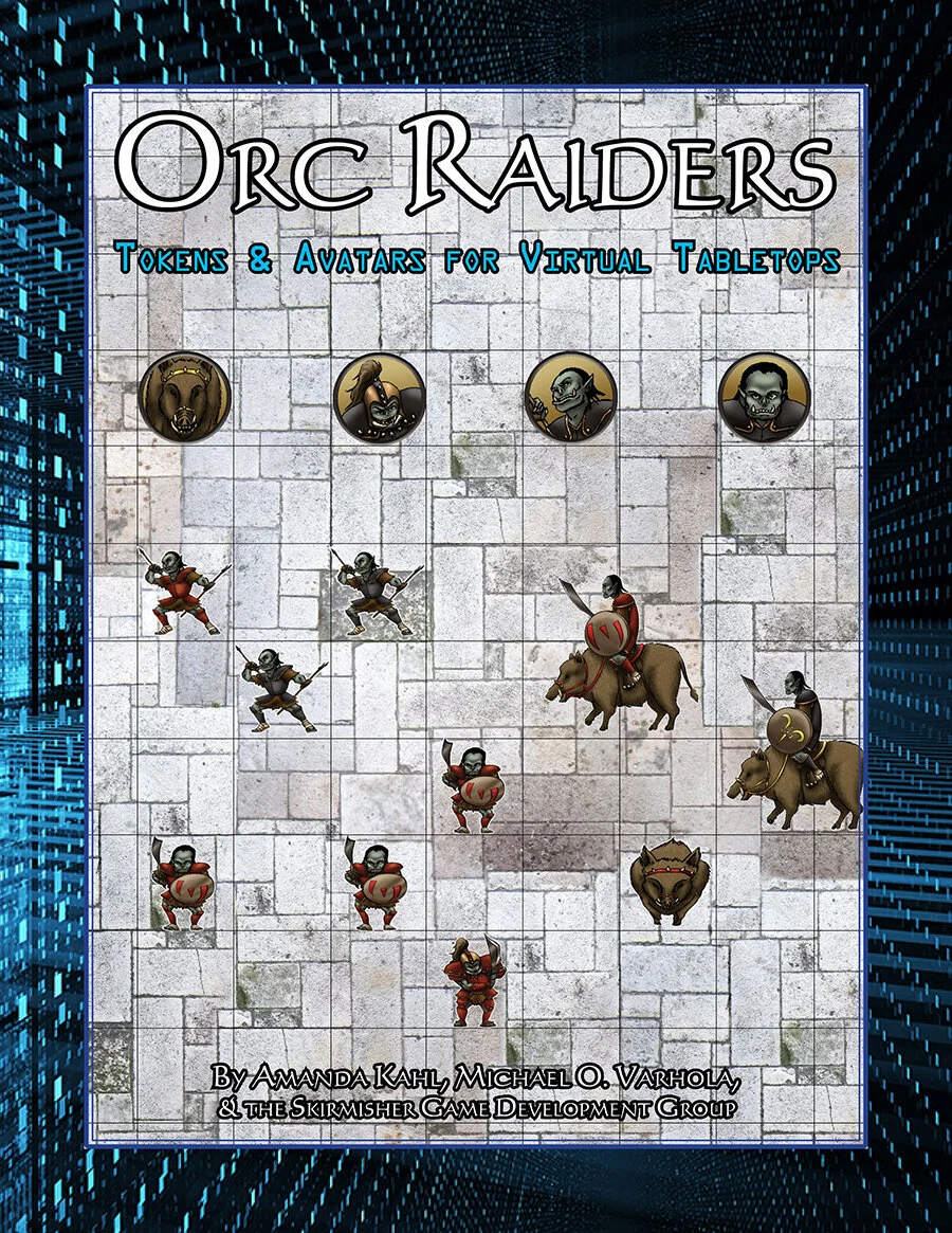Skirmisher Releases 'Orc Raiders: Tokens & Avatars for Virtual Tabletops'!