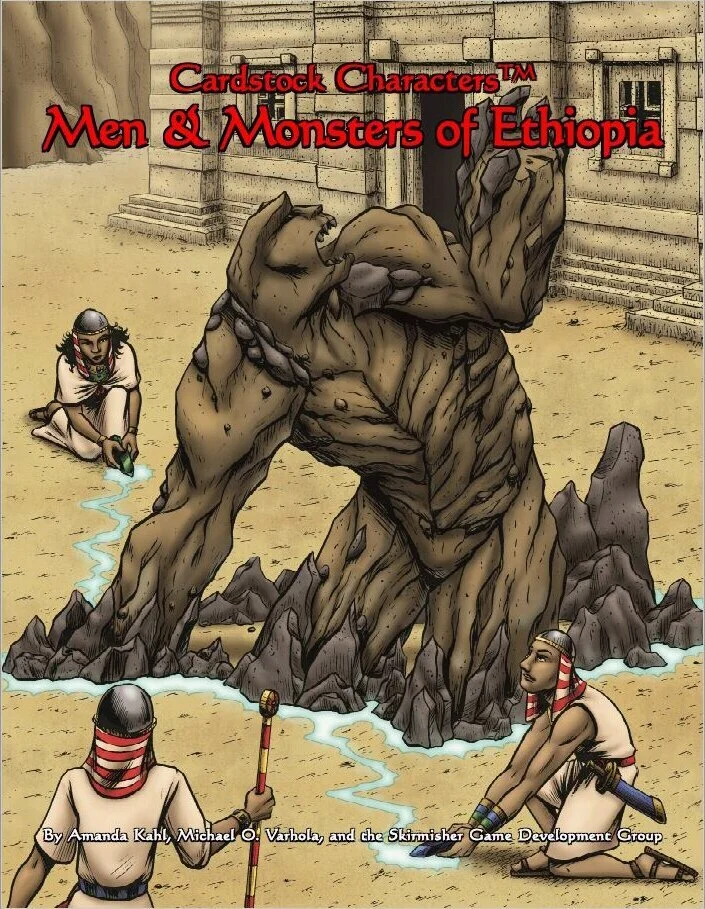 Skirmisher Releases 'Ethiopia' Cardstock CharactersTM