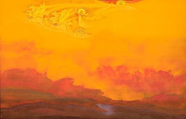 How Shall I Strive, inspired by the work of Nicholas Roerich! ('d-Infinity Live!' Fine Art Challenge)