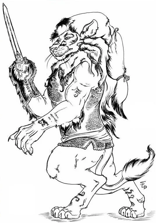 Men & Monsters of India: Narasinhai (OGL Character Species)