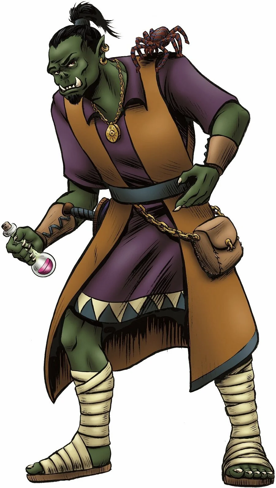Ordin, Orc Wizard/Bartender Miniature ('Into the Mines of Moira' Bonus Content)