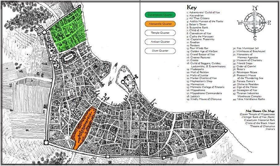 Runequest Thursday #143 - Welcome to Kos, Runequest Style!