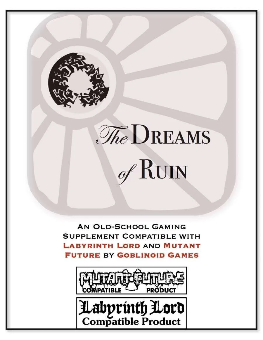 An OSR Sand Sculpting Class and Dreams of Ruin in Print