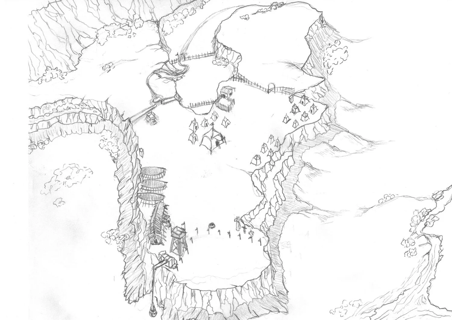 Runequest Thursday #63 - Isometric Map of Brightwater!