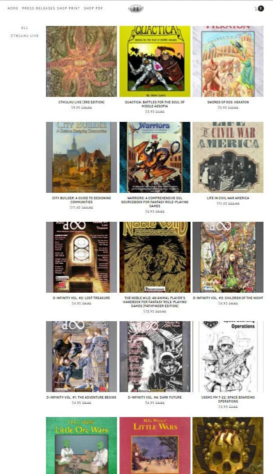 Skirmisher Launches Online Store