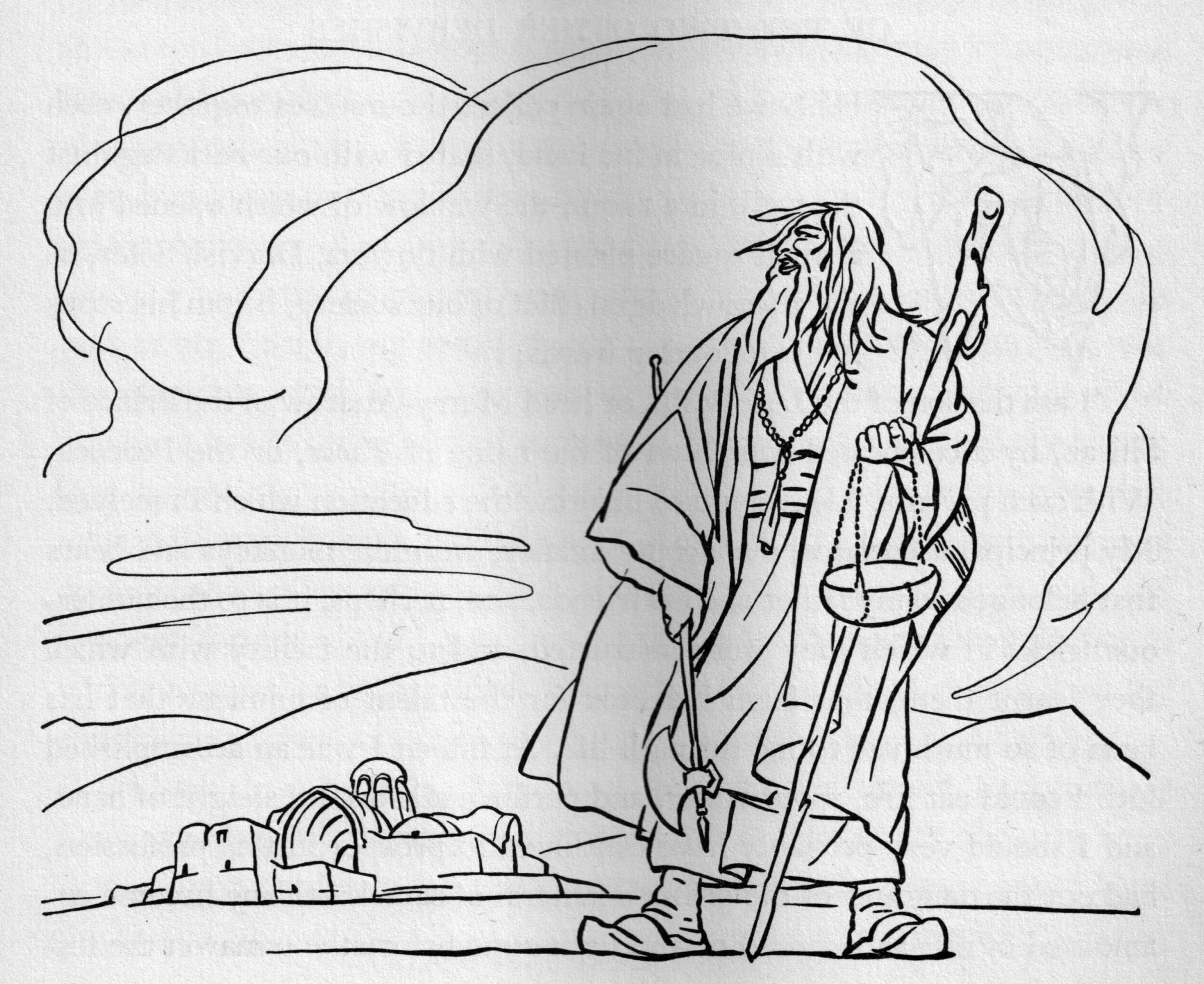 Hajji Baba Chapter X: He Makes a Soliloquy and Becomes an itinerant Vendor of Smoke