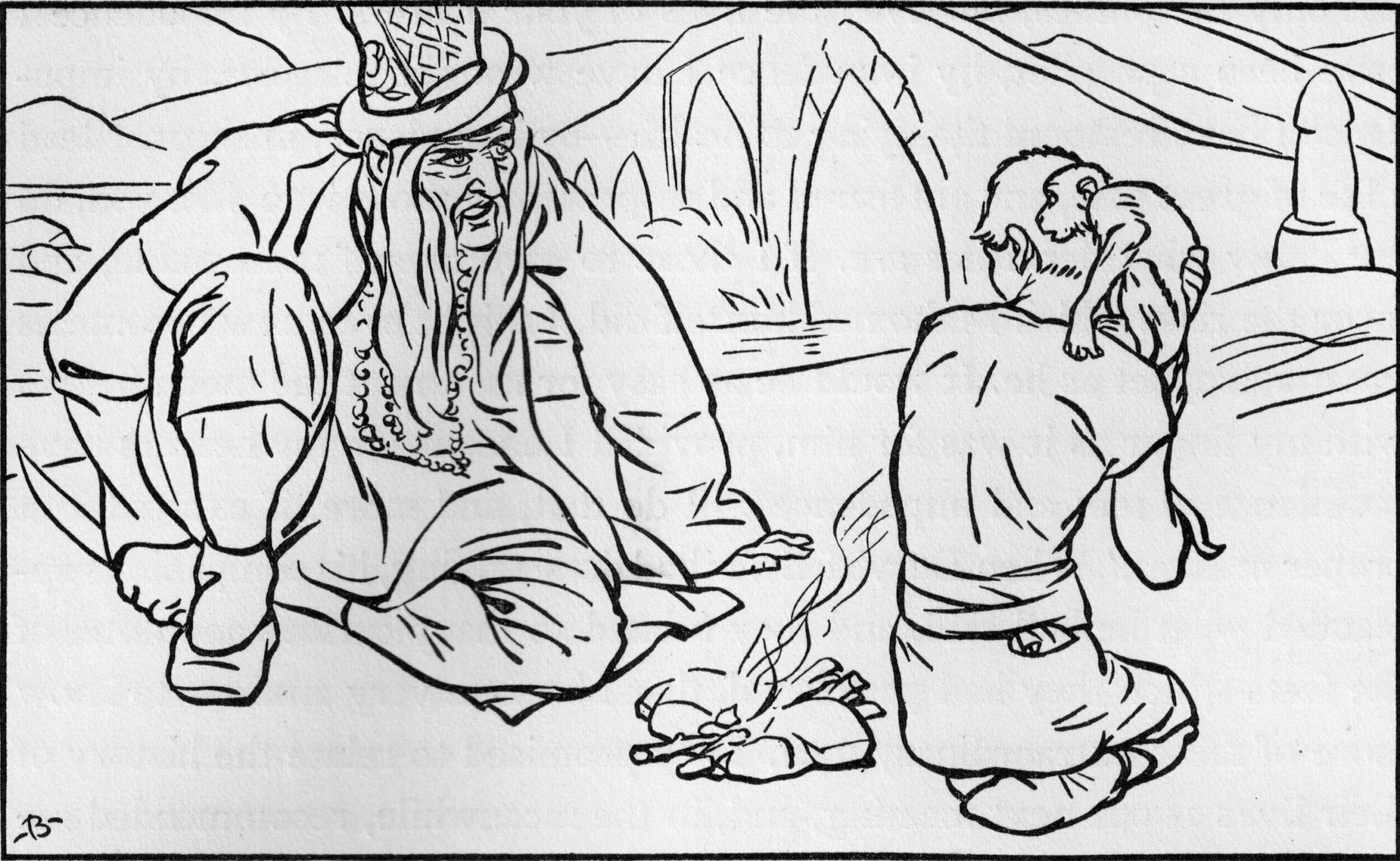 Hajji Baba Chapter XI: History of Dervish Sefer, and of the Two Other Dervishes