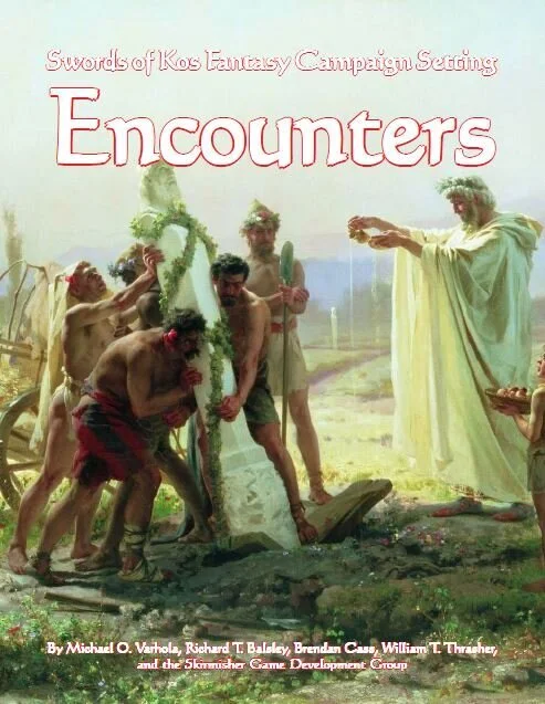 Skirmisher Releases 'Encounters' (Swords of Kos Fantasy Campaign Setting)