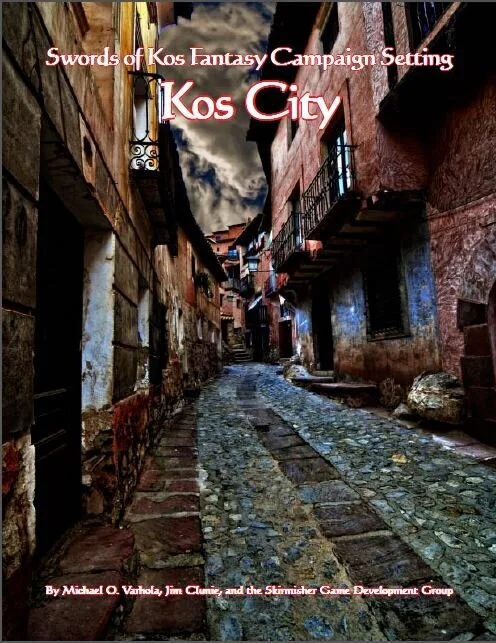 Skirmisher Releases Kos City (Swords of Kos Fantasy Campaign Setting)