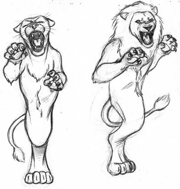Monopod, Leonine (D&D 5E Monster)