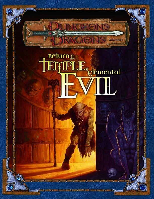 Old Game Notebook: Tweaks for "Return to the Temple of Elemental Evil"