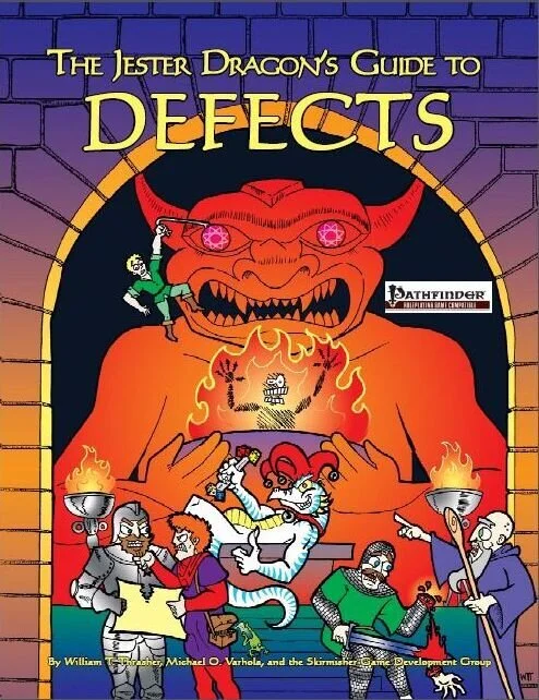 Skirmisher Releases 'Jester Dragon's Guide to Defects' for Pathfinder