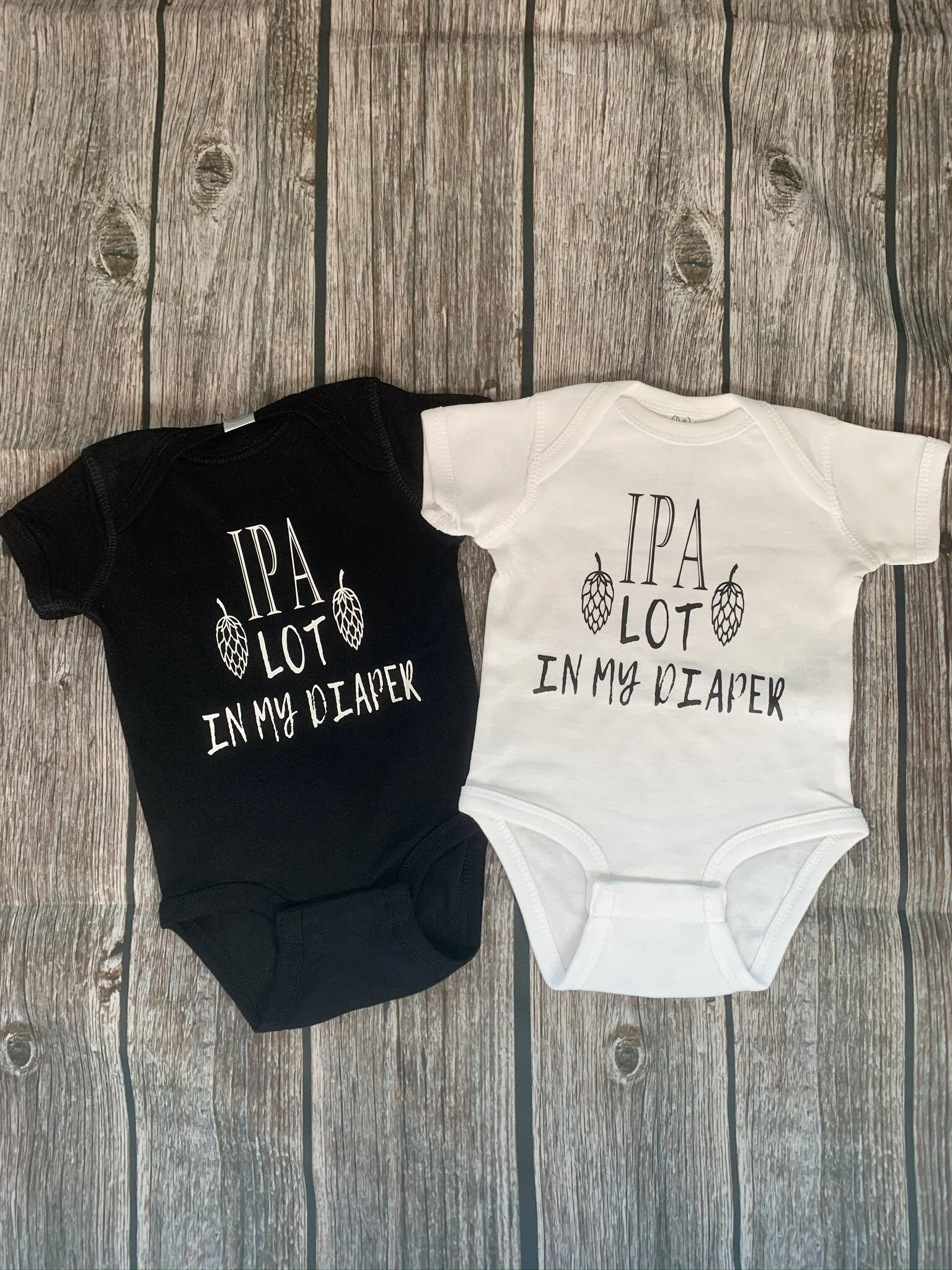 IPA Lot In My Diaper Onesie