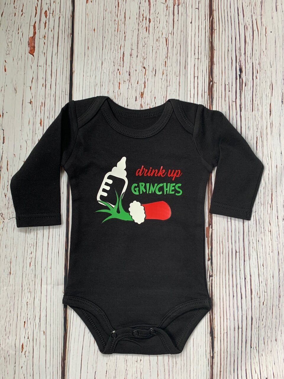 Drink Up Grinches Onesie