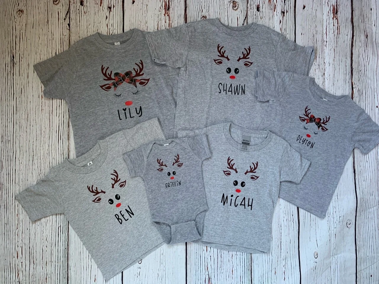 Reindeer Family T-shirts