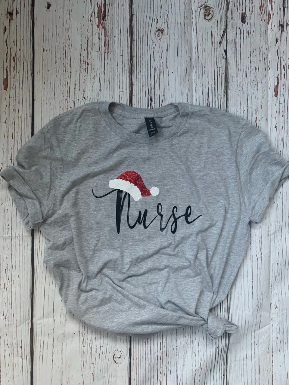 Nurse Santa Holiday T-shirt