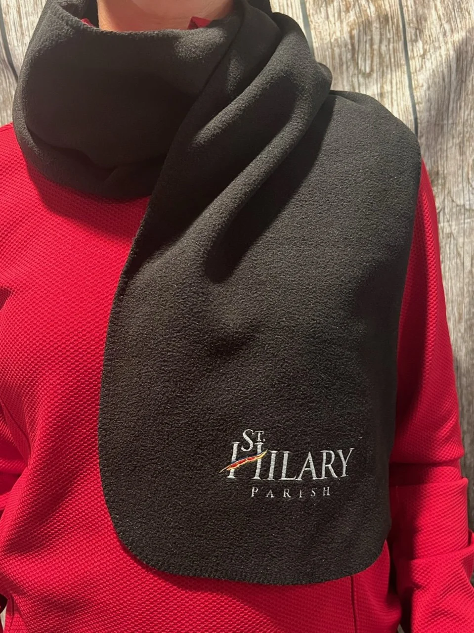 Embroidered parish scarf