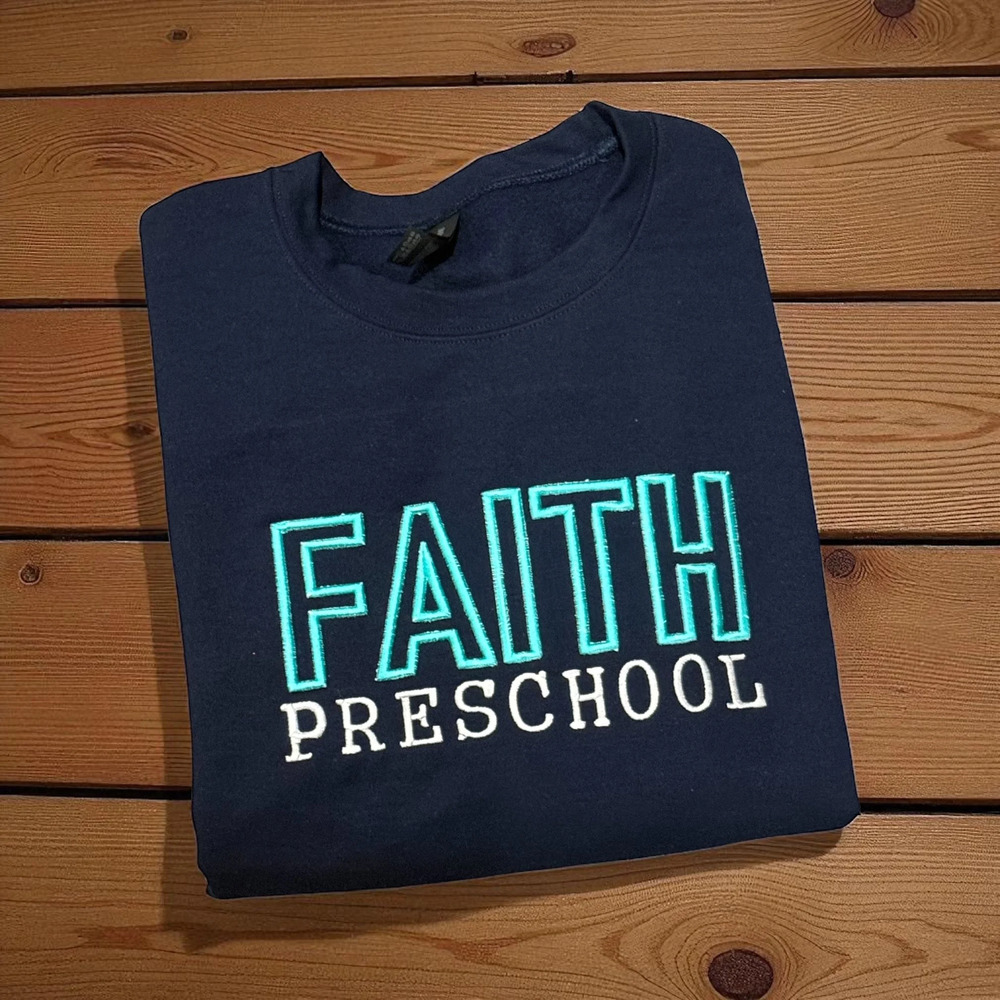 Faith 3D Puff Embroidered
