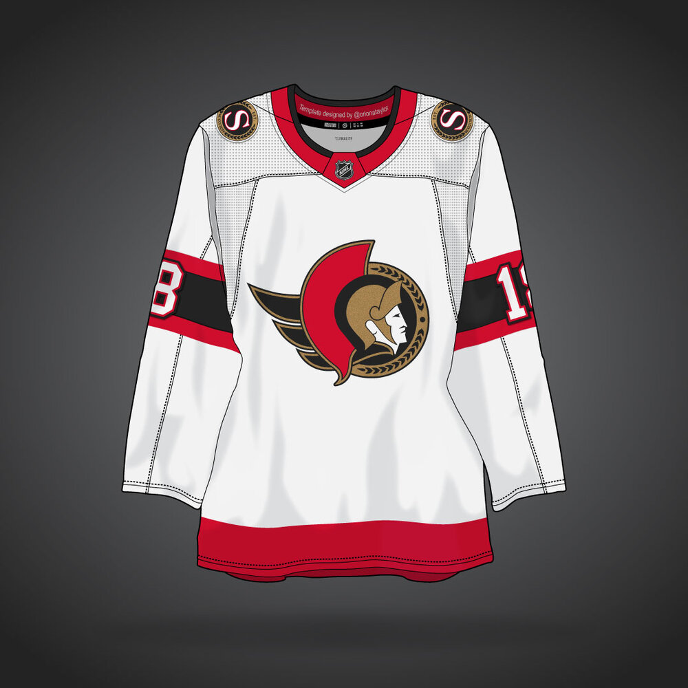 Ottawa Senators Adidas AdiZero Authentic NHL Hockey Jersey
