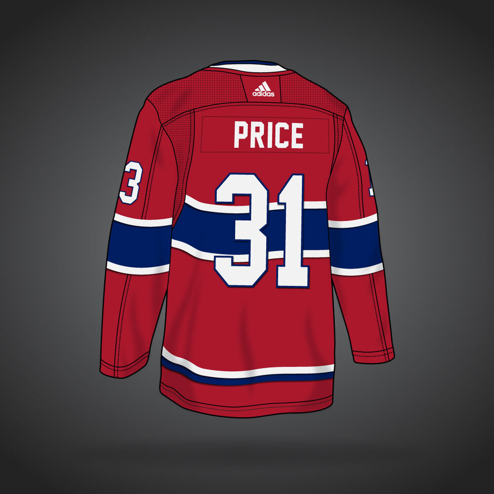 Realistic Sport Shirt Montreal Canadiens, Jersey Template For Ice Hockey  Kit. Vector Illustration Royalty Free SVG, Cliparts, Vectors, and Stock  Illustration. Image 125226978.