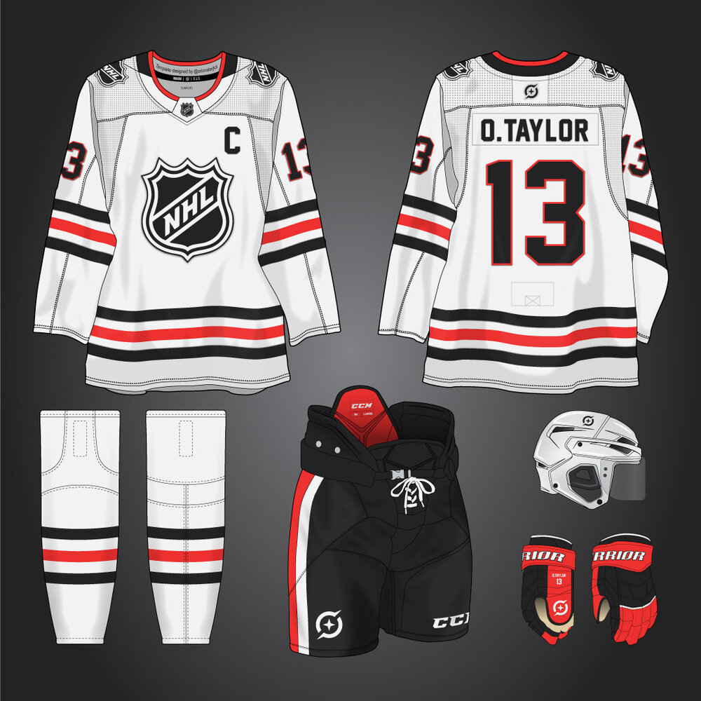 NHL Goalie Pads Template — Orion Taylor - Graphic Design
