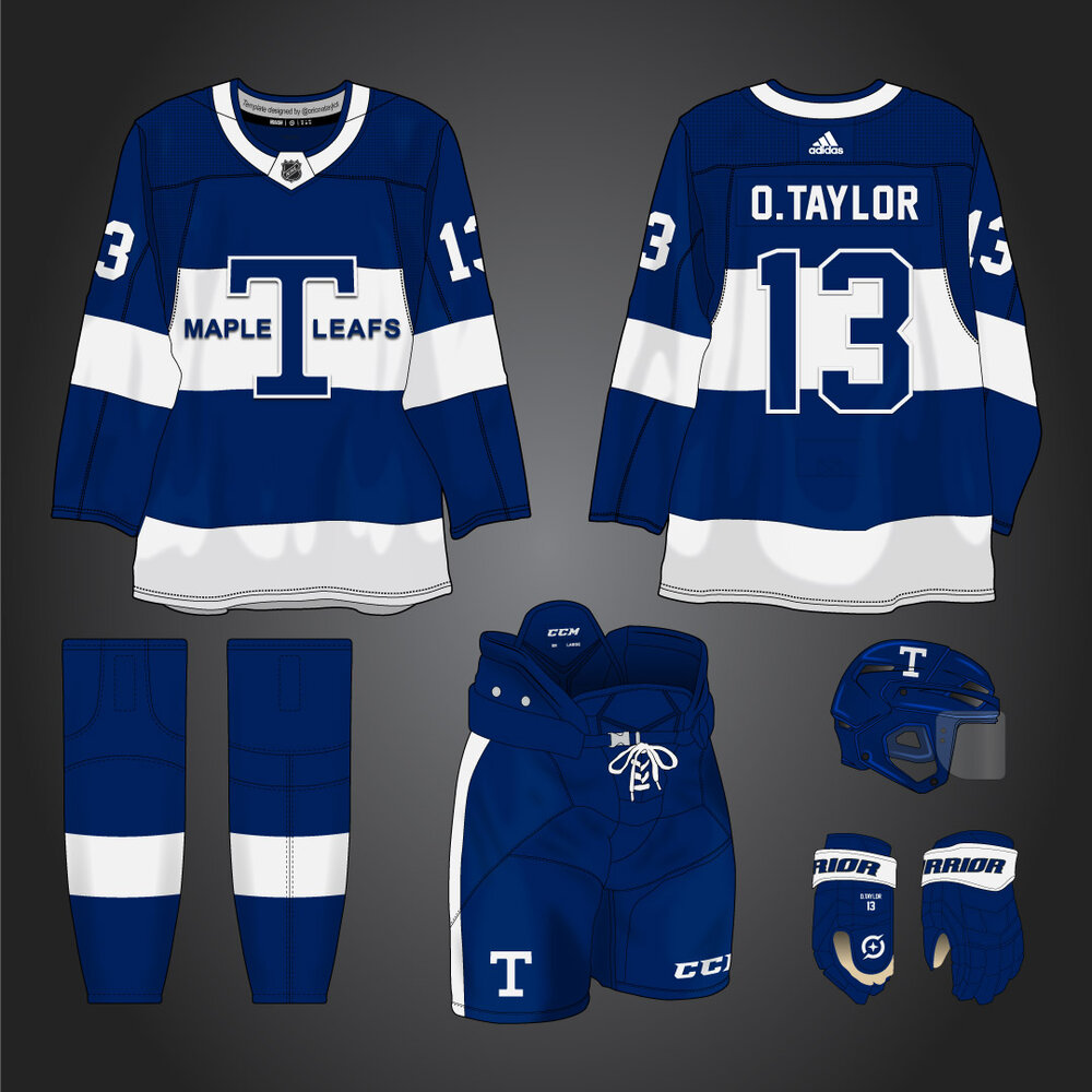 Realistic Hockey Kit Shirt Template Ice Hockey Jersey Chicago