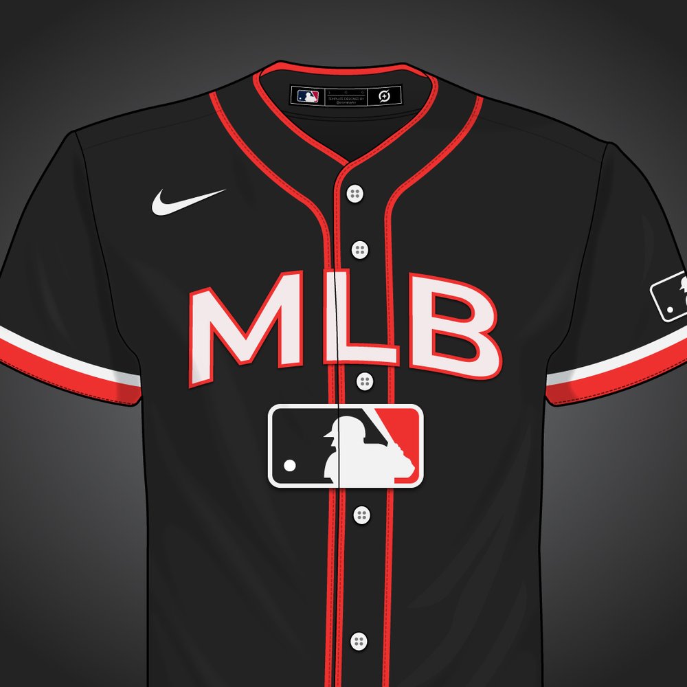 Nike MLB Jersey Template — Orion Taylor - Graphic Design