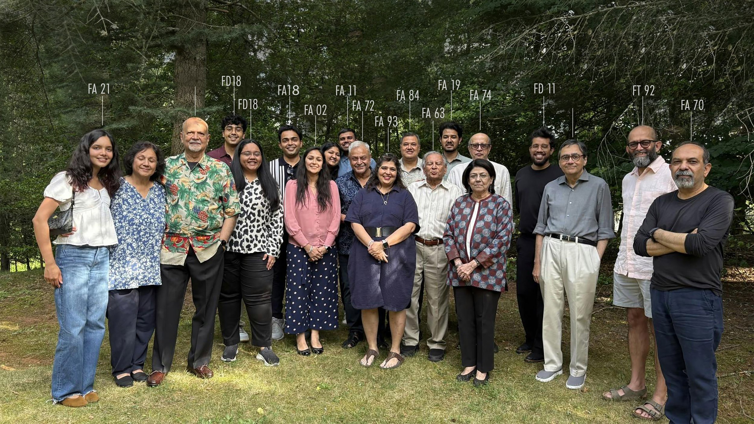 Marlboro, NJ | June 2026: Annual CEPT AAA meetup with the CEPT President Barjor Mehta FA '74.

From L to R: Jiya Bhavsar FA '21, Akshay Shah,  Maitreya Pathak FD '18, Ayushi Patel FD '18, Apurb Shimpi FA '18, Manasi Shah FA '02, Prachi Mehta, Shalin 
