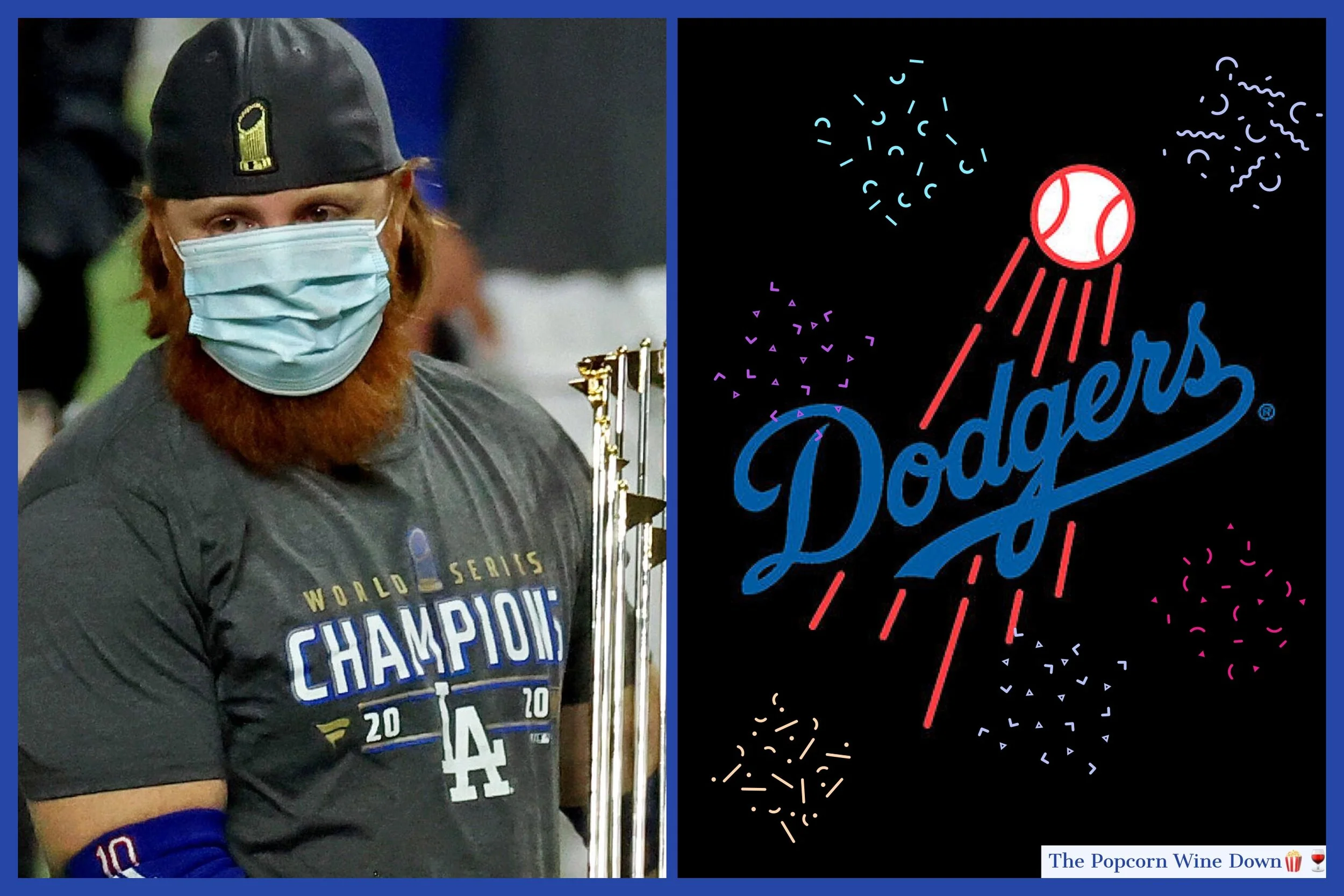 Justin Turner Stealin' Dodgers Congratulatory Shine