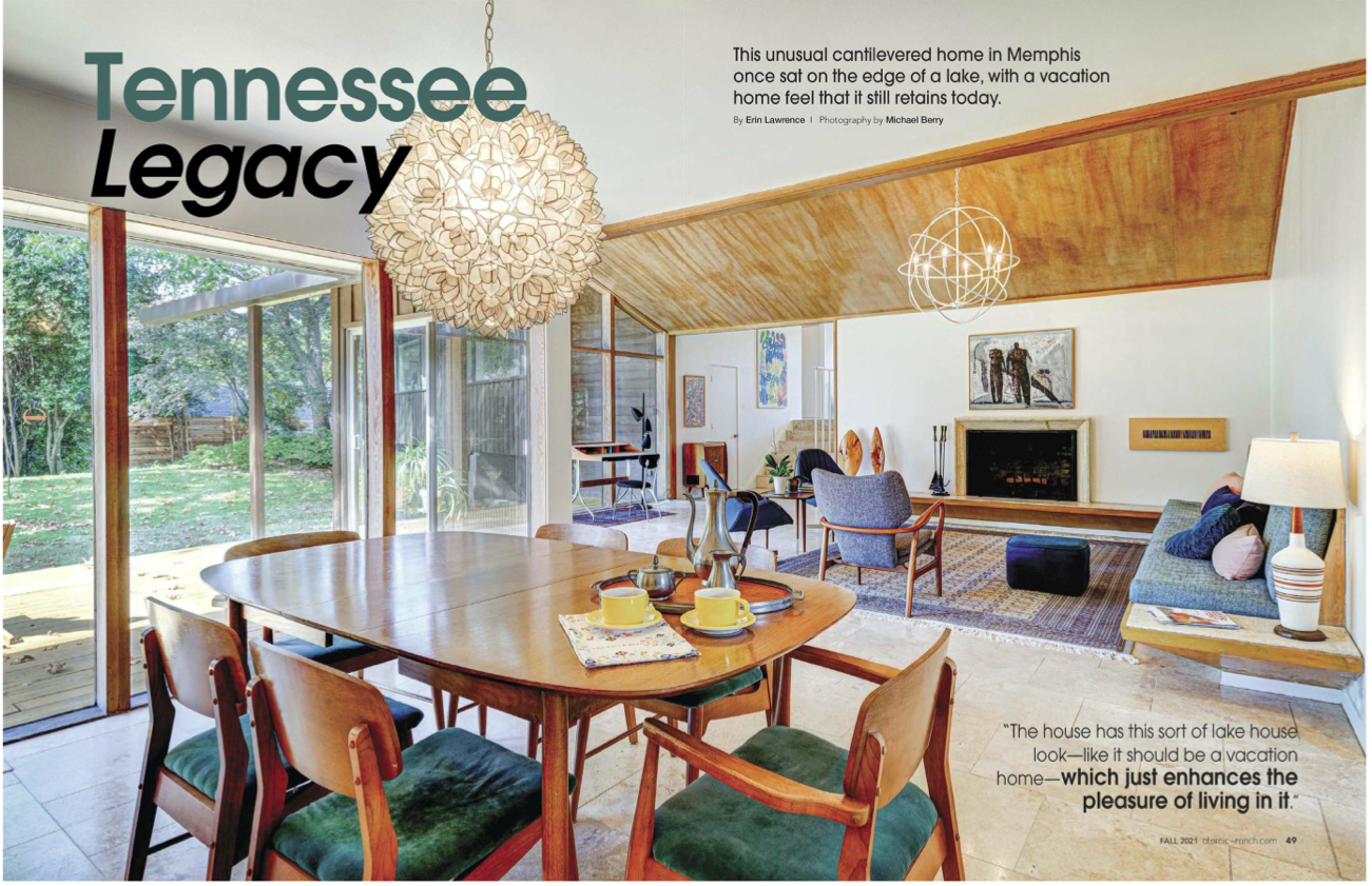Two Memphis Homes Featured in Atomic Ranch (including mine!)