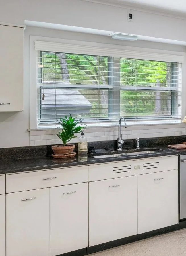 Steel kitchen cabinets