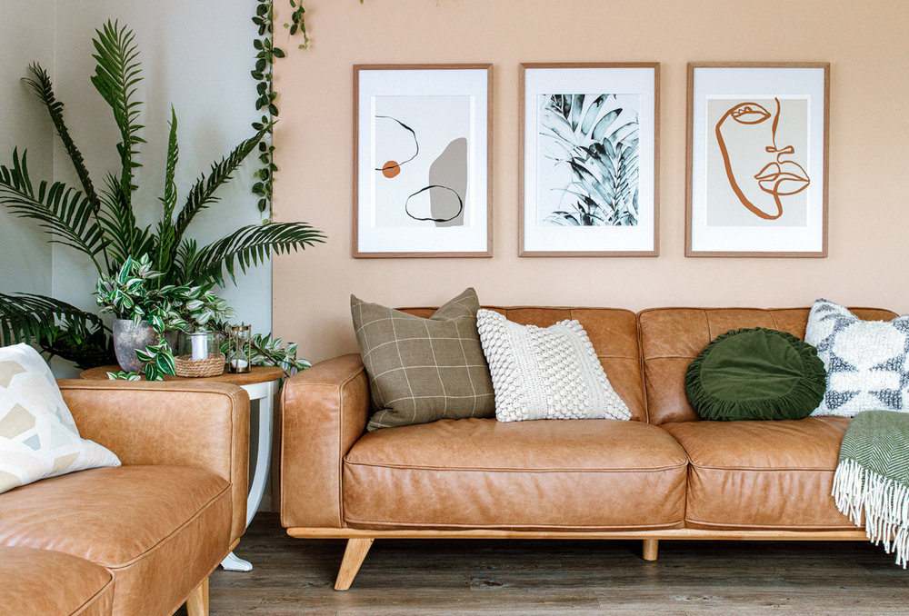 How I Created A Family Friendly Living Space Clever Poppy Clever Poppy, Carson Leather 3 Seater Sofa Vintage Brown