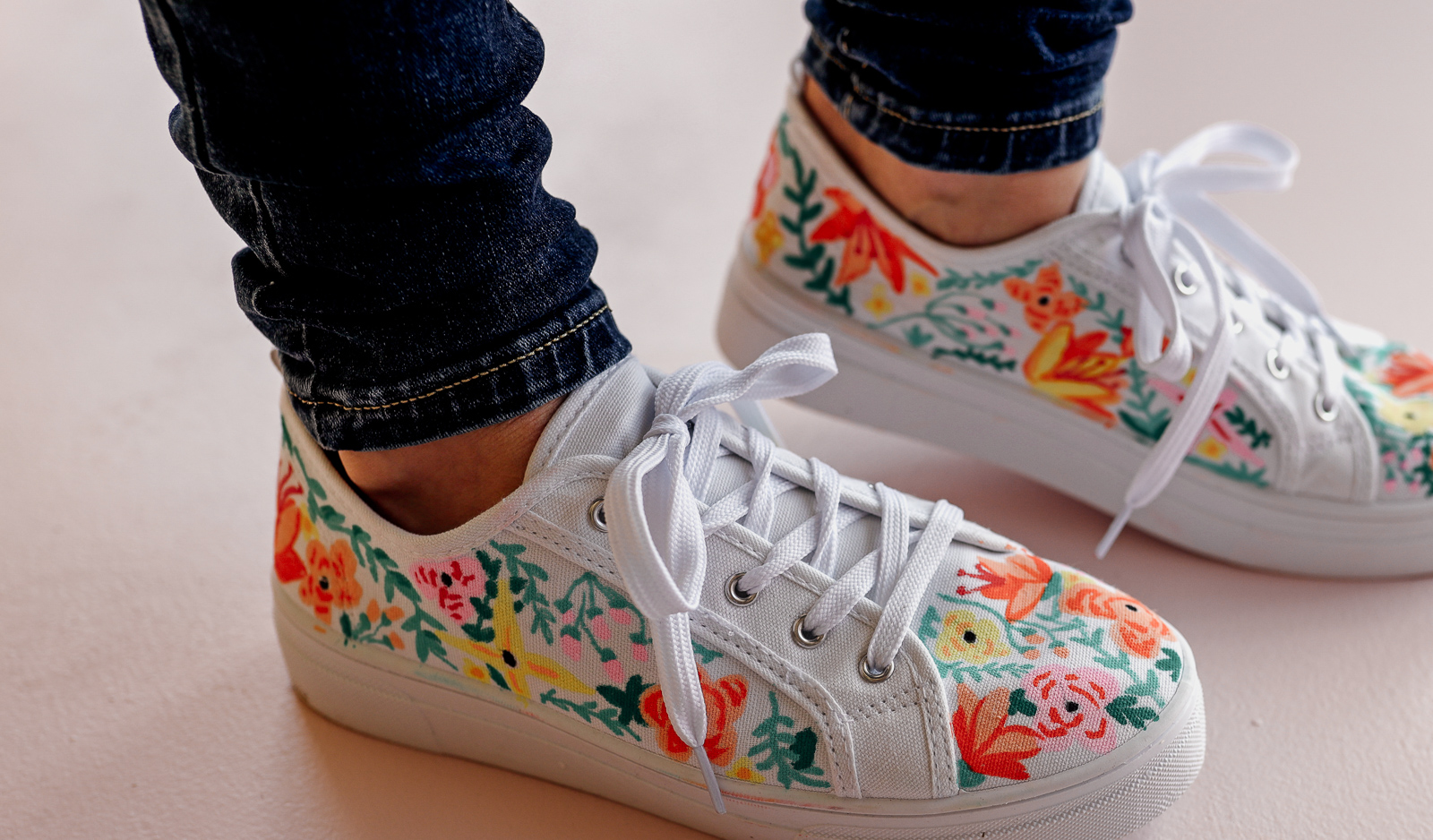 dsw floral sneakers
