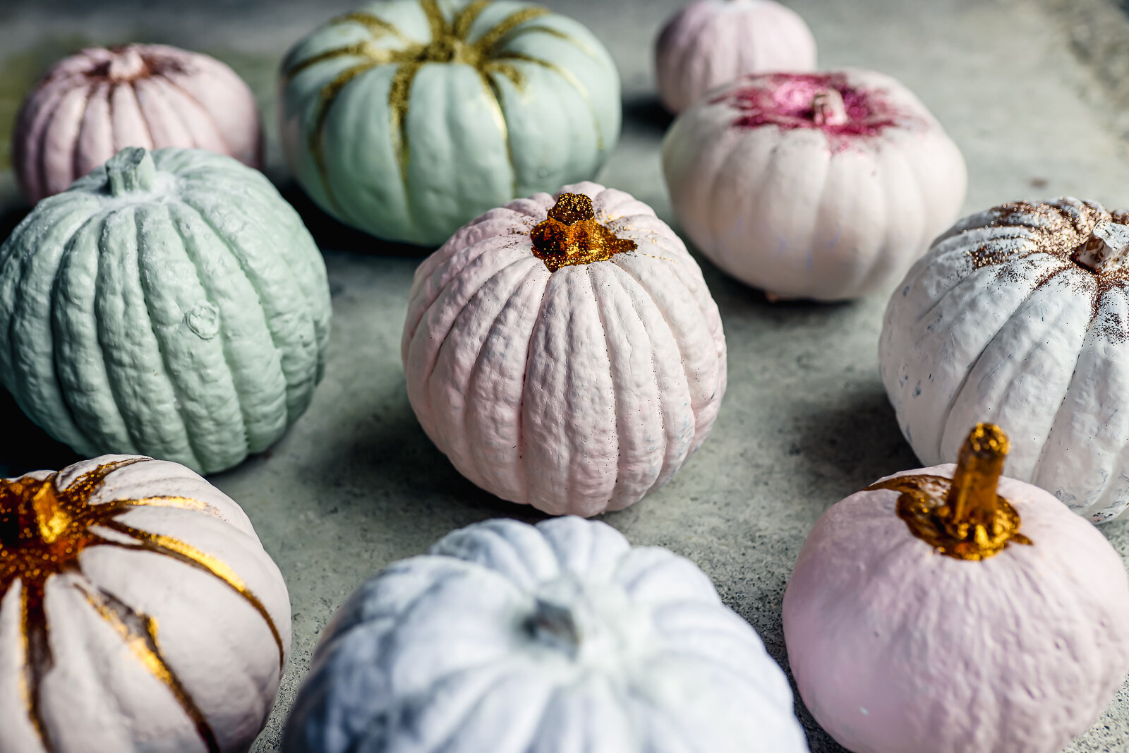 DIY Painted Pastel Pumpkins — Clever Poppy