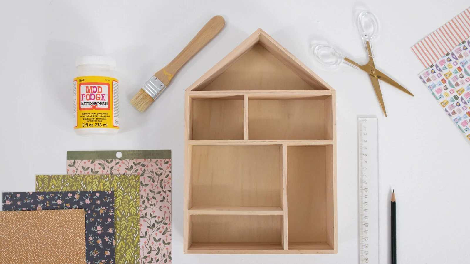 DIY Dollhouse Wallpaper — Clever Poppy