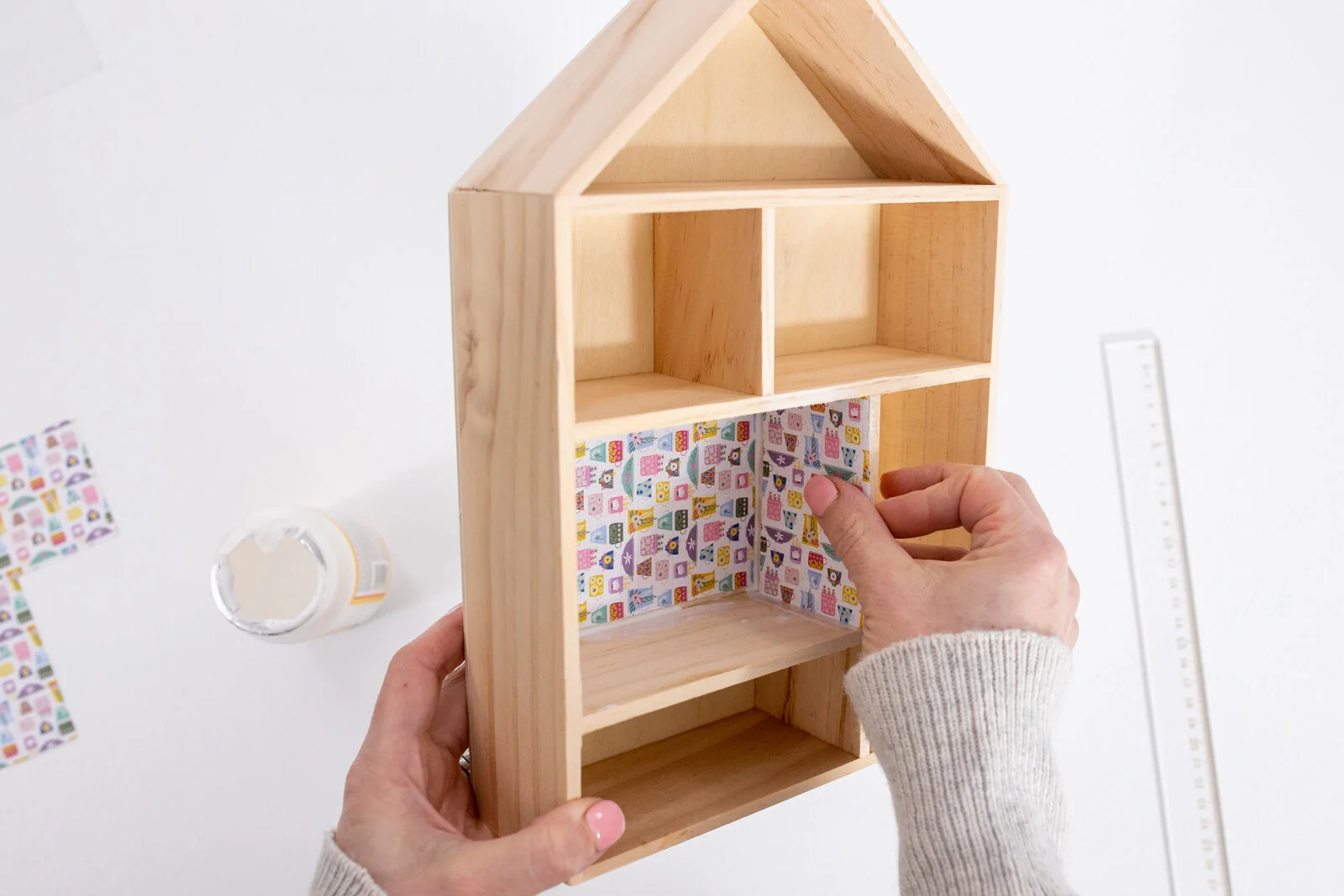 DIY Dollhouse Wallpaper — Clever Poppy