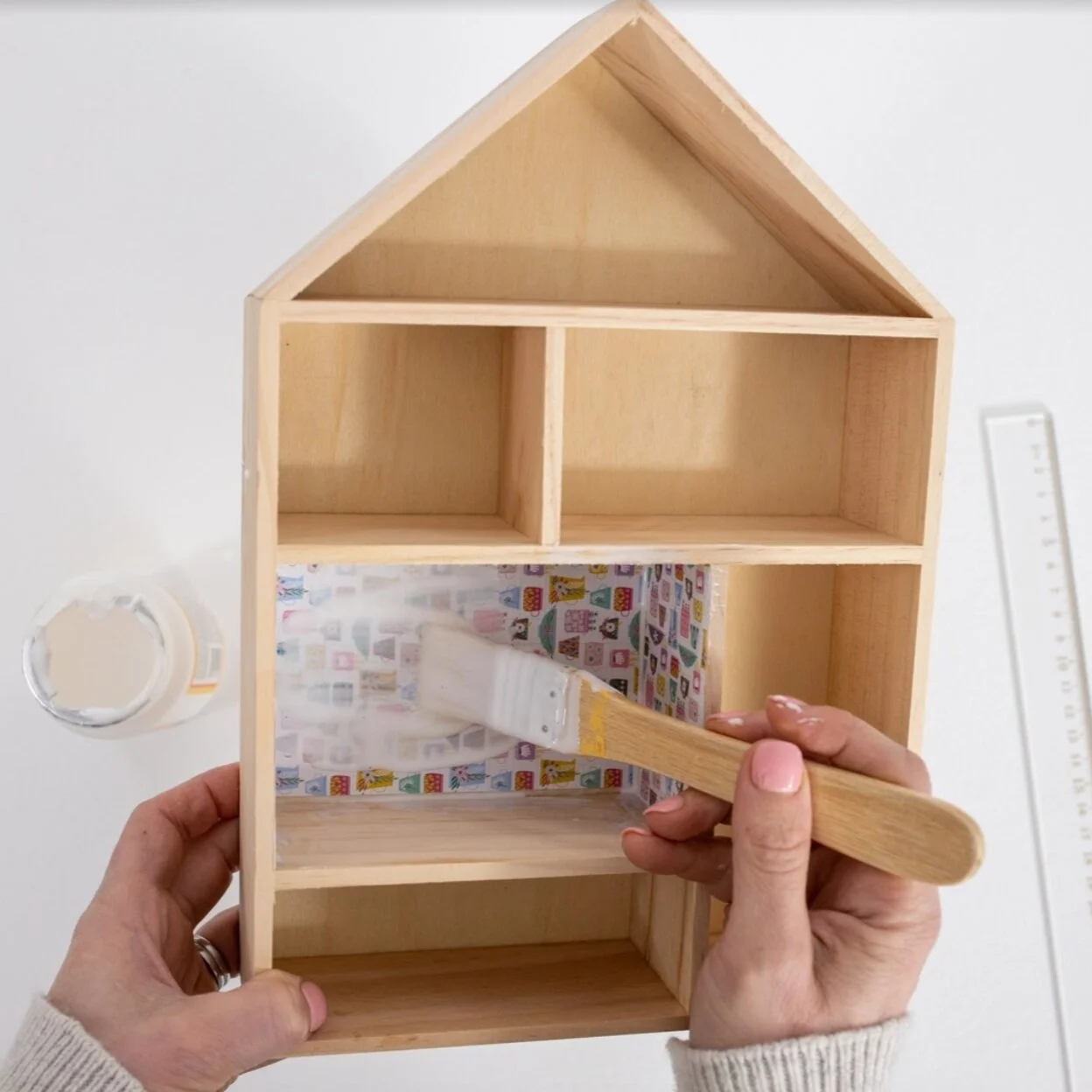 DIY Dollhouse Wallpaper — Clever Poppy