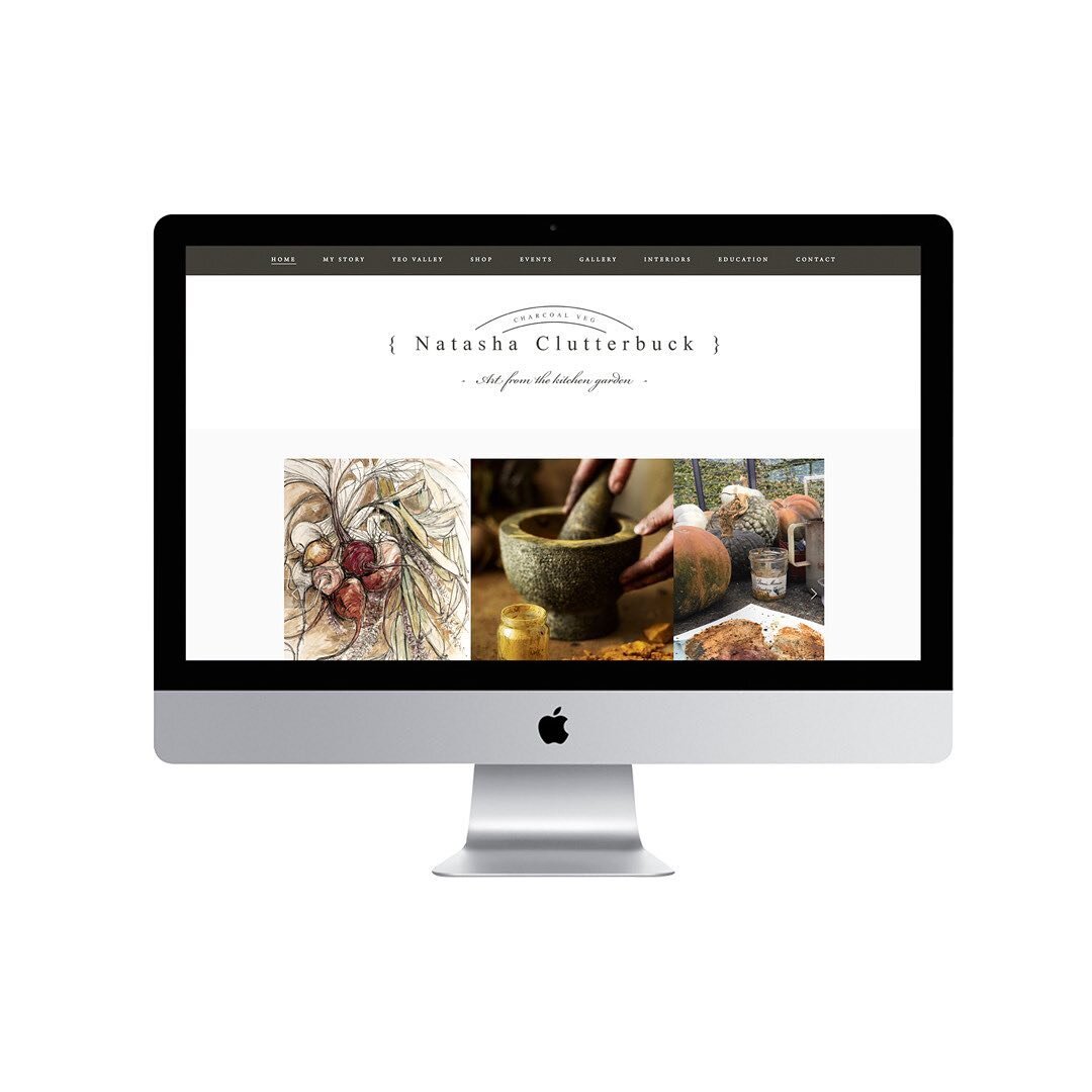 WEBSITE DESIGN &bull; Natasha Clutterbuck is a Somerset based artist who creates the most beautiful raw and earthy work. Natasha uses natural materials to draw vegetables and florals found near her Somerset home. 
⠀⠀⠀⠀⠀⠀⠀⠀⠀
Natasha's work has been fe