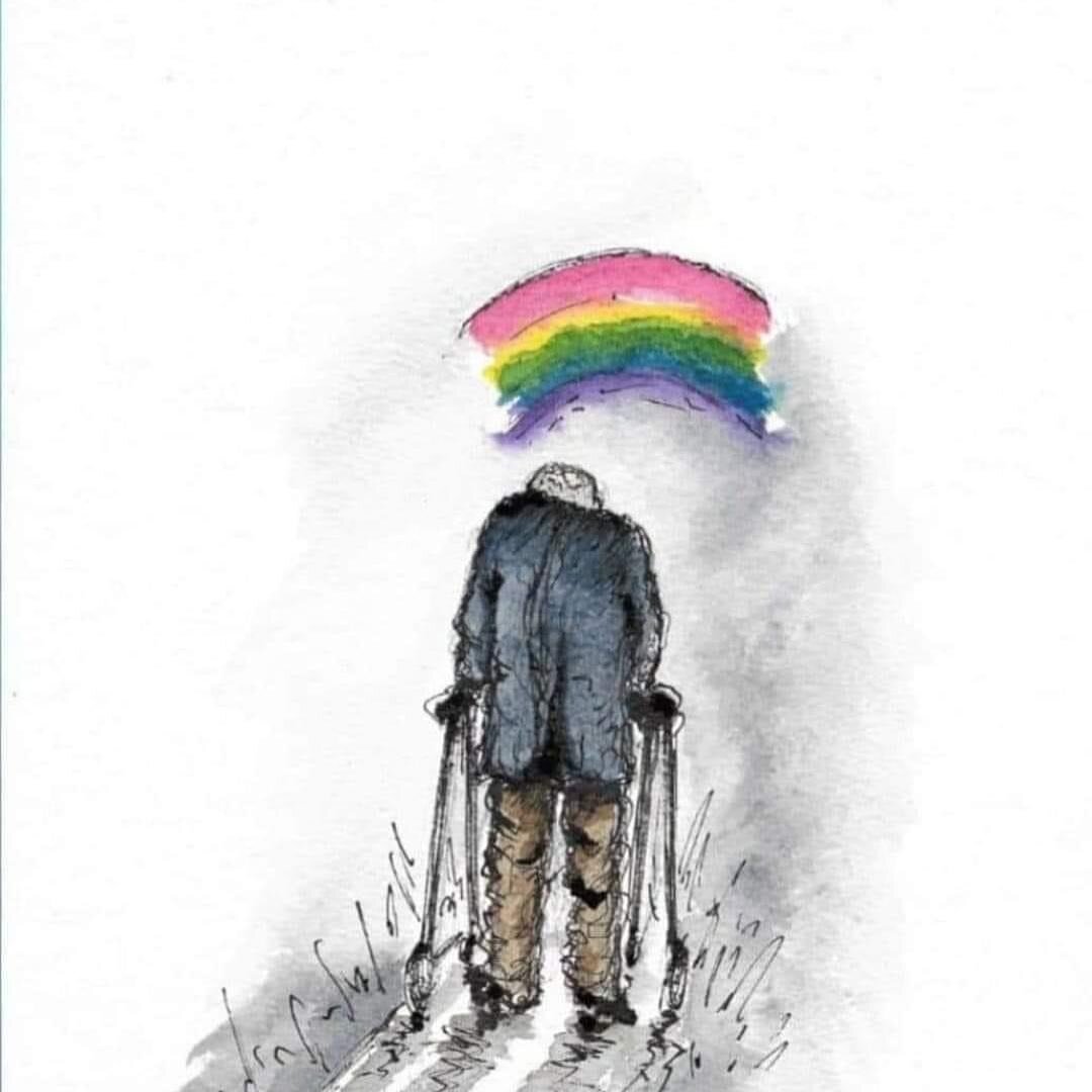 Somewhere over the rainbow... RIP Sir Tom